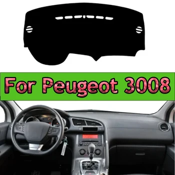 Auto Panel Kryt Dashmat Koberec Dash MatCape Pre Peugeot 3008 Som 2008 2009 2010 2011 2012 2013 2014 2015 2016