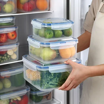 Chladnička Úložný Box Chladnička Organizátor Čerstvej Zeleniny, Ovocia Boxy na Uskladnenie Potravín Kontajnery s Vekom Špajzu v Kuchyni Organizátor