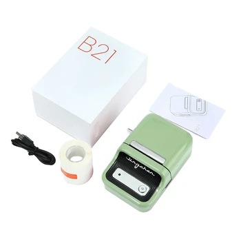 HOT-B21 čiarového kódu Maker Bezdrôtový Tepelná Tlačiareň Pre Office Obchodné Vrecku Mini Bluetooth Tlačiareň, So Štítkom