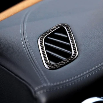 pre Mercedes Benz na GLA CLA Triedy W176 X156 C117 Uhlíkových Vlákien Tabuli klimatizácia Zásuvky Dekor Kryt Výbava